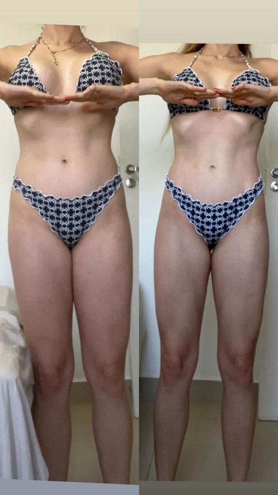 Transformação em 2 meses — antes e depois